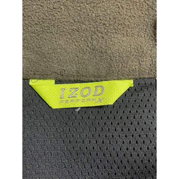 Izod Olive Fleece Vest Men’s Large – Great Layering Piece - Picture 9 of 10